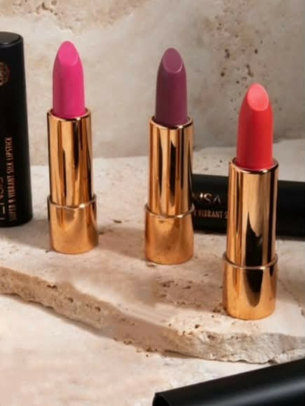 YENSA Super 8 Vibrant Silk Lipstick BUNDLE of 3: Charm, Noble, Confidence *BNIB